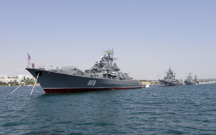 Росія перемістила частину ескадри своїх кораблів Чорноморського флоту.
