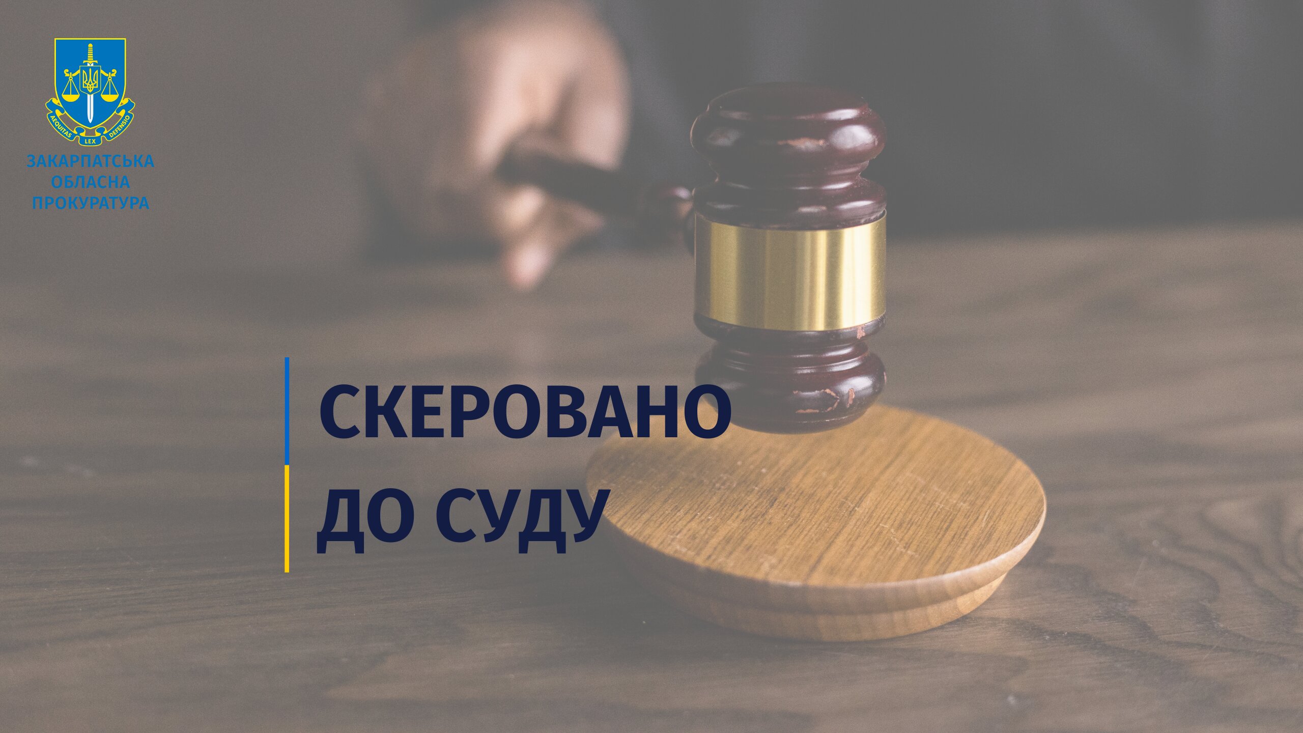 Акт обвинувачення проти подружжя з Виноградова скеровано до суду за фактом незаконного використання знаків для товарів, що завдало матеріальної шкоди у значному розмірі. 