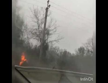 Велика пожежа на об’їздній біля Ужгорода (ВІДЕО)