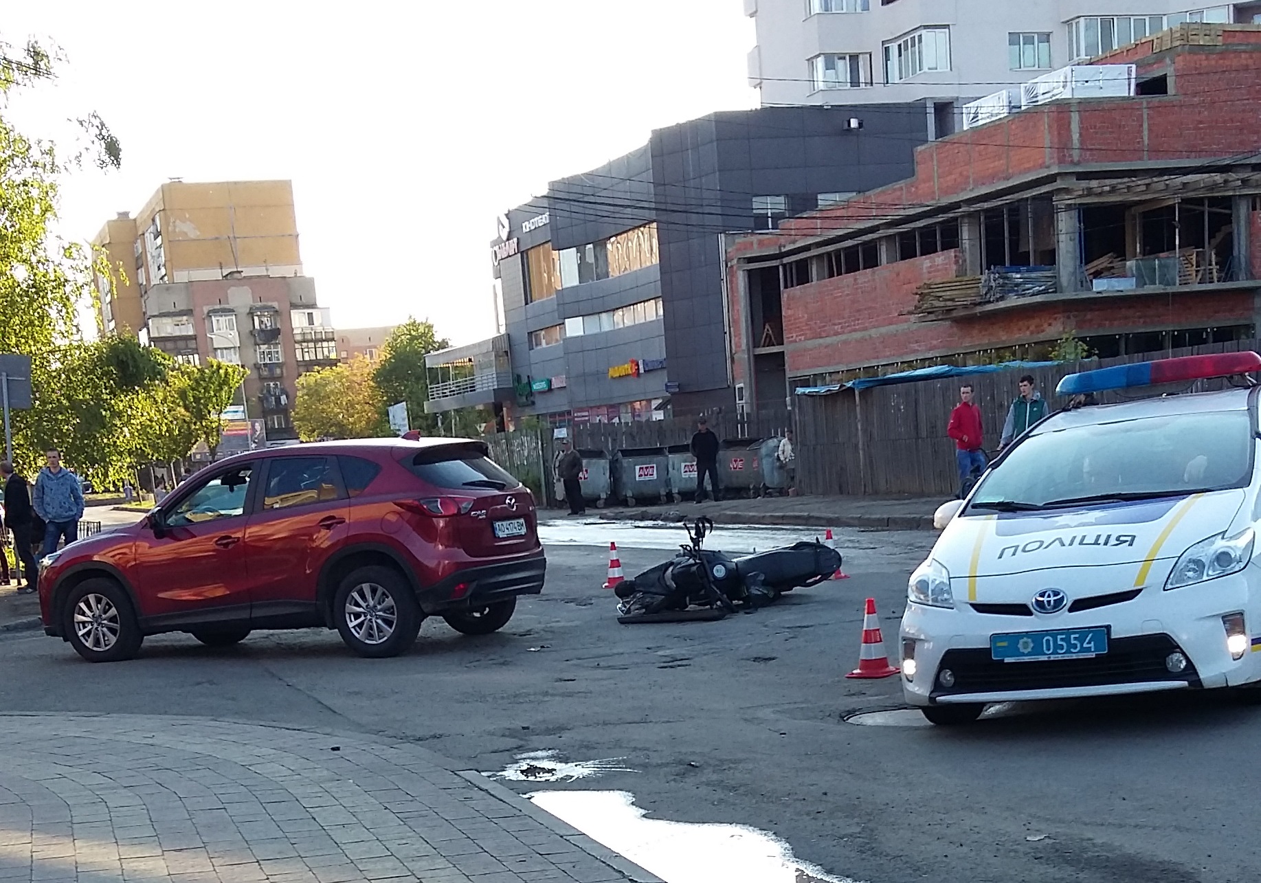 Найбільше аварій стається на найдовших вулицях Ужгорода - Минайській, Капушанській та Гагаріна

