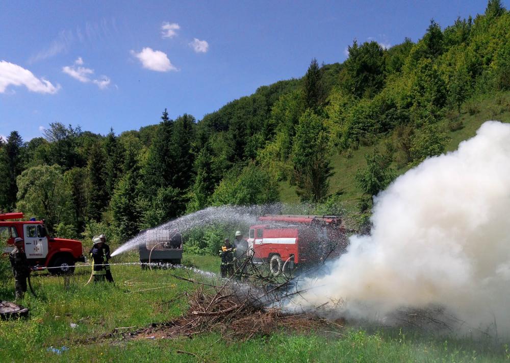 На Воловеччині пройшли тактико-спеціальні навчання з ліквідації лісової пожежі.