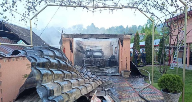 Пожар произошел в селе Новоселитья Тячевского района.