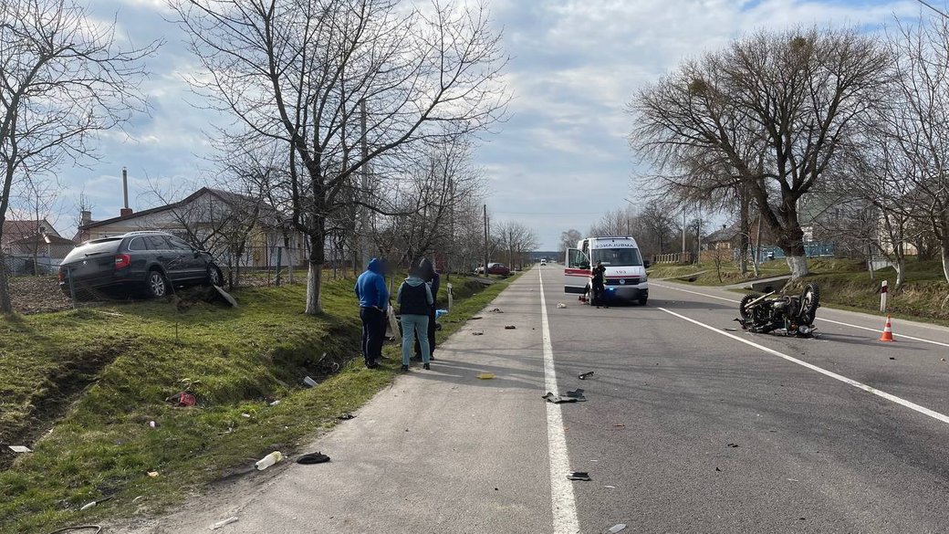 У Луцькому районі в аварії загинув мотоцикліст