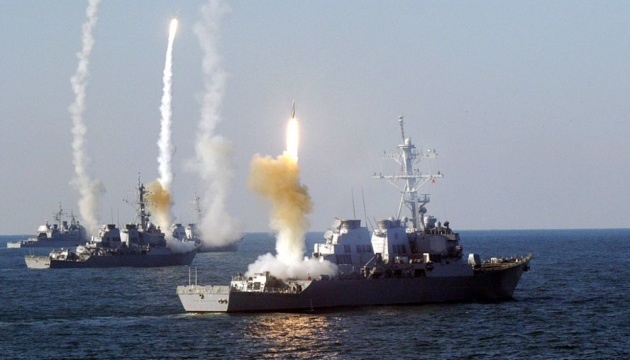 У Чорному морі російські війська знову збільшили кількість ракетоносіїв до п'яти.