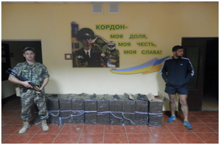В рамках проведення заходів спільної прикордонної операції «Кордон-2015» прикордонниками Мукачівського прикордонного загону було затримано чергову партію контрабандних цигарок.